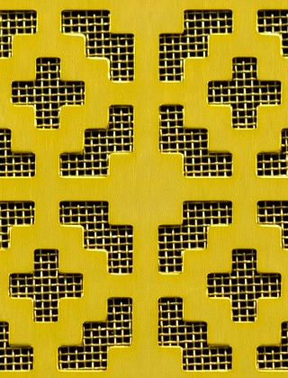 Iden Gold anodised 2 X 1m with brass backing mesh cut to size