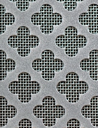 Large Club pewter 1X.665m with stainless backing mesh cut to size