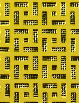 Maidstone Gold anodised 2 X 1m with brass backing mesh cut to size