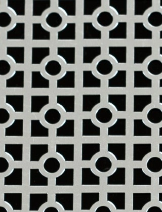 Moroccan Silver anodised 2 X 1m with no backing mesh cut to size