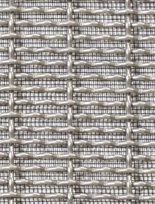 Crimped mesh 1X1 20 X 3 SS3162 SQUAREBLACKmesh cut to size