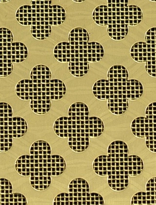 Large Club brass 2 X 1m with brass backing mesh cut to size