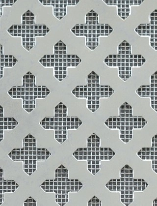 Small Cross stainless 1X1m with stainless backing mesh cut to size