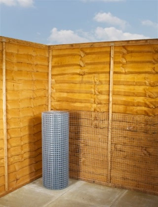 galvanised weld mesh 1 x 1 16G 3ft x 30m
