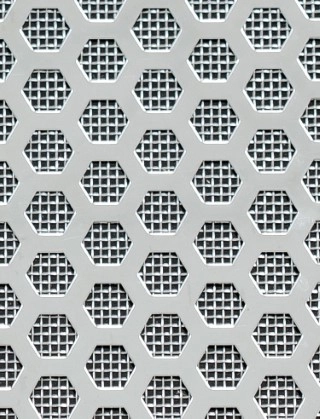 Honeycomb stainless 1X.665m with stainless backing mesh cut to size
