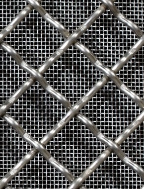 Crimped mesh 2 X 1 18 X 18 SS3163 DIAMONDSTAINLESS STEELmesh