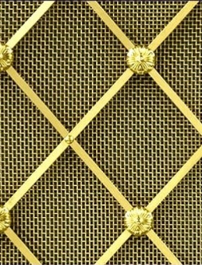 Regency Diamond brass regency diamon 41mm small mesh altfloral