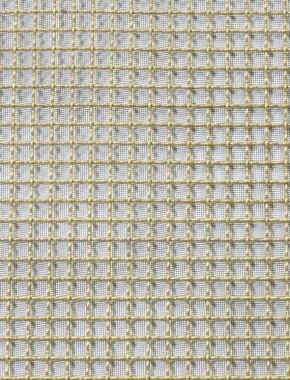 Crimped mesh 1X1 12.5 X 12.5 BRASS2.5 SQUAREBLACKmesh cut to size 1
