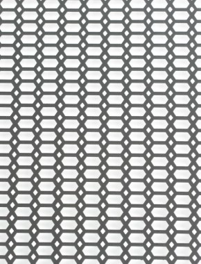 Slot & Diamond pewter 1X1m with no backing mesh cut to size 1