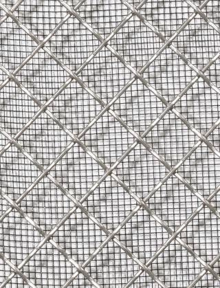 Crimped mesh 2 X 1 10X10 SS3161.2 DIAMONDBLACKmesh cut to size 0