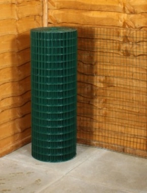 green pvc weldmesh 2 x 1 16G 3ft x 30m
