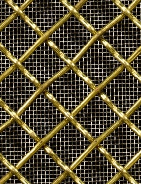 Crimped mesh 2 X 1 12.5 X 12.5 BRASS2.5 DIAMONDSTAINLESS STEELmesh