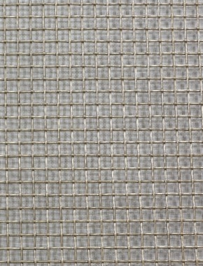 Crimped mesh 1X.665 10X10 SS3162.3 SQUAREBLACKmesh 1