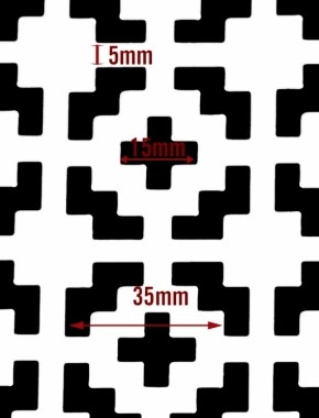 Iden pewter 1X1m with no backing mesh cut to size 2