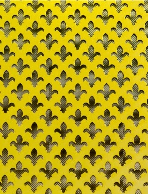 Fleur De Lys Gold anodised 2 X 1m with brass backing mesh cut to size 1