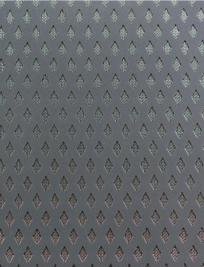 Small Diamond pewter 2 X 1m with stainless backing mesh cut to size 1
