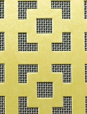 Dymchurch brass 2 X 1m with stainless backing mesh cut to size