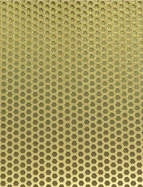 Honeycomb brass 2 X 1m with brass backing mesh cut to size 1