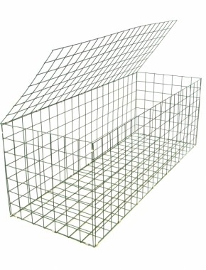 gabion basket Green PE 3mm 1.5m x 0.5m x 0.5m 0