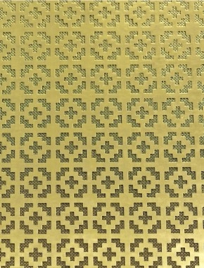 Iden brass 2 X 1m with brass backing mesh cut to size 1