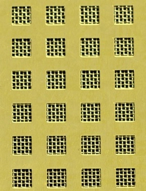 Chartham brass 1X.665m with brass backing mesh cut to size 0