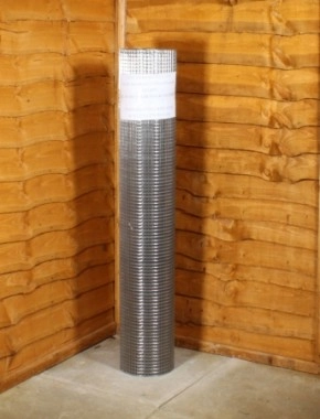 stainless steel 304 weld mesh 1/2 x 1/2 19G 4ft x 30m 1
