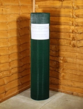 green pvc weldmesh 1/2 x 1/2 19G 4ft x 30m 1