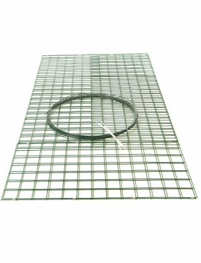 gabion basket Green PE 3mm 1.5m x 1m x 0.5m 1