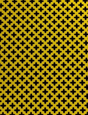 Small Cross Gold anodised 2 X 1m with no backing mesh cut to size 1