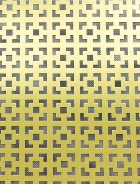 Dymchurch brass 2 X 1m with stainless backing mesh 1