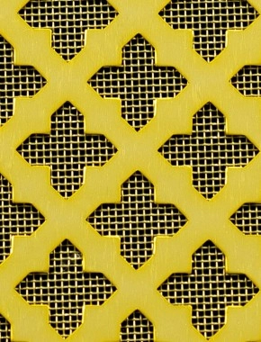 Fancy Cross Gold anodised 2 X 1m with brass backing mesh 0