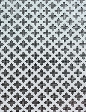 Fancy Cross Silver anodised 2 X 1m with stainless backing mesh cut to size 1
