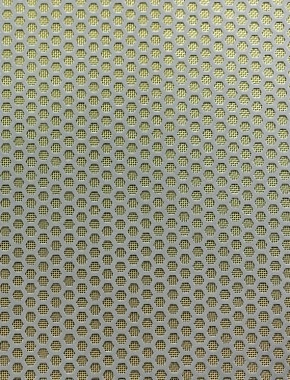 Honeycomb pewter 1X1m with brass backing mesh cut to size 1