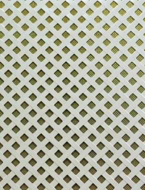 Rye Silver anodised 2 X 1m with brass backing mesh cut to size 1