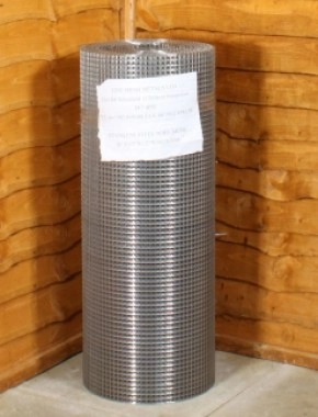 stainless steel 304 weld mesh 1/2 x 1/2 16G 3ft x 6m 1