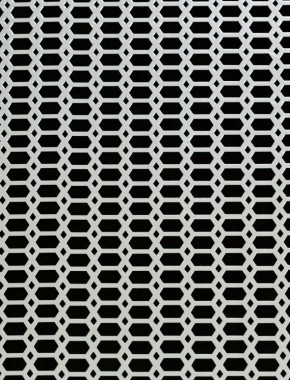 Slot & Diamond Silver anodised 2 X 1m with no backing mesh cut to size 1