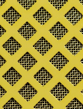 Lattice Gold anodised 1X.665m with brass backing mesh 0