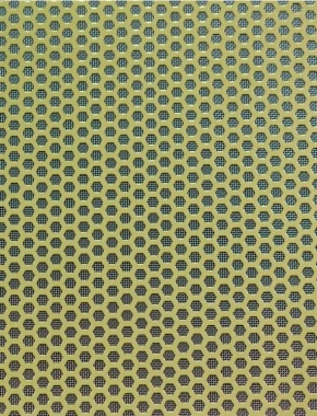 Honeycomb Gold anodised 2 X 1m with stainless backing mesh cut to size 1