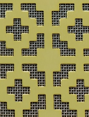 Iden Gold anodised 2 X 1m with stainless backing mesh cut to size