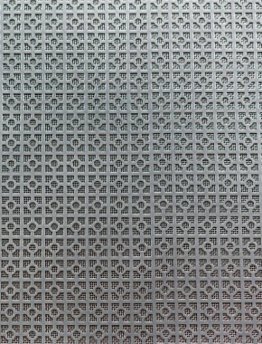 Moroccan pewter 2 X 1m with stainless backing mesh 1