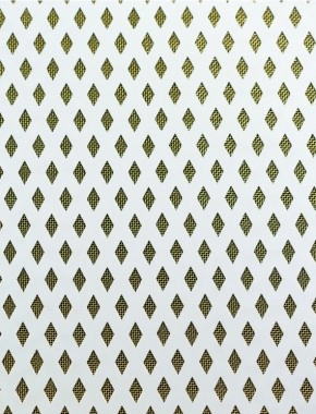Small Diamond Silver anodised 1X.665m with brass backing mesh cut to size 1