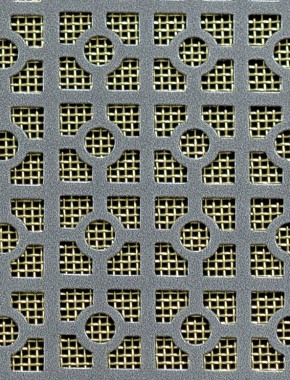 Moroccan pewter 2 X 1m with brass backing mesh cut to size 0