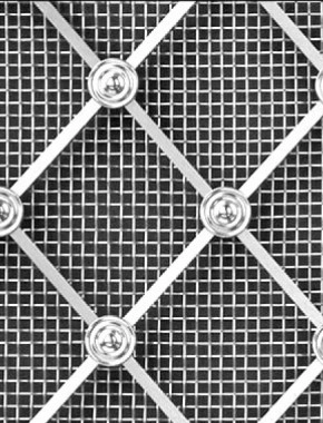 Regency Diamond Nickel regency diamon 41mm large mesh allplain Regency Diamond Nickel regency diamon 41mm large mesh allplain