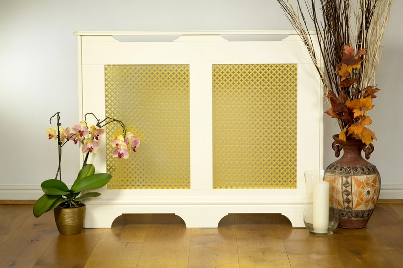 Small Cross Gold anodised 2 X 1m with no backing mesh 3