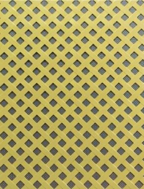 Rye Gold anodised 2 X 1m with stainless backing mesh cut to size 1