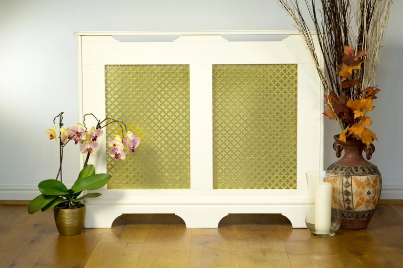 Fancy Cross brass 2 X 1m with brass backing mesh 3
