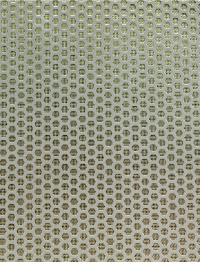 Honeycomb stainless 2 X 1m with brass backing mesh cut to size 1