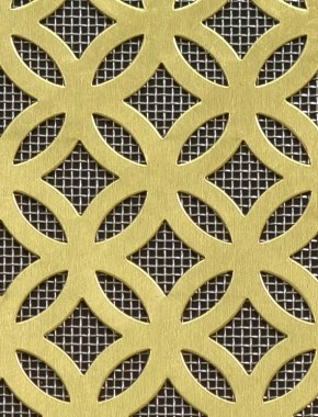 Inner Circle brass 1X.665m with stainless backing mesh cut to size 0