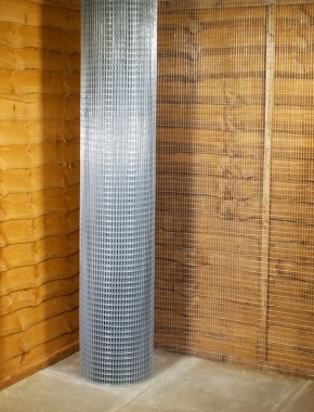 galvanised weld mesh 1 x 1/2 16G 6ft x 30m 1