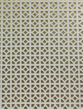 Ockley Silver anodised 2 X 1m with brass backing mesh cut to size 1